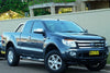 Ford Ranger 4 x Black Carbon Fiber Door Handle Covers (2012-2019)