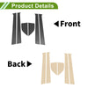Chevy Aveo Carbon Fiber 6x Pillar Window Trim (2002-2006)