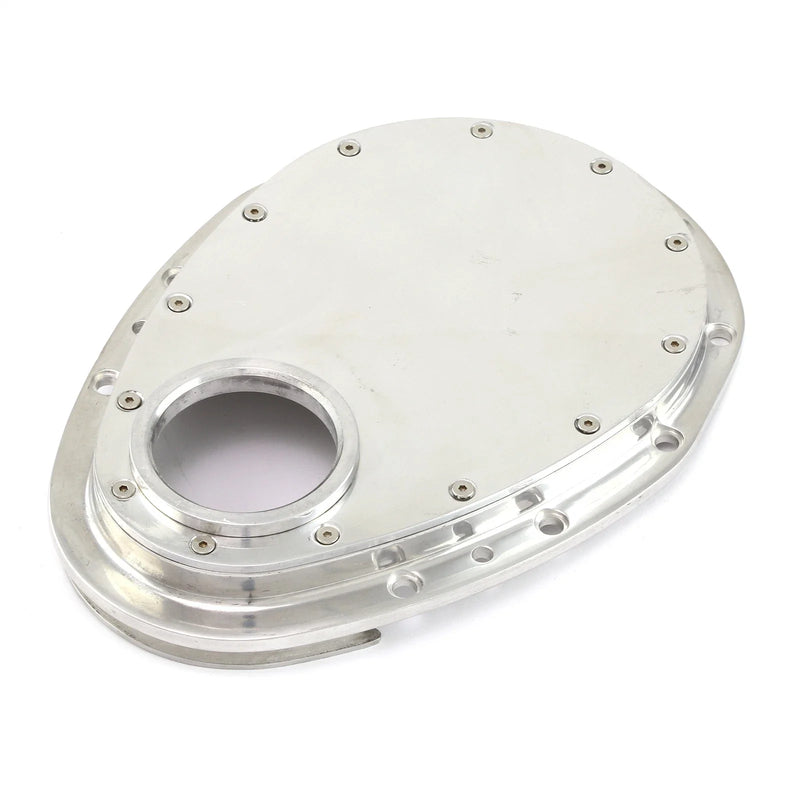 Chevy SBC 283 350 400 Polished Removable Front Aluminum Timing Chain Cover