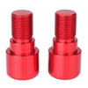 18mm Red Motorcycle Dirt Bike Handlebar Grips End Cap Plugs