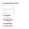 Chrysler Dodge Jeep Engine Valve Cover Gasket Set (Fits 2005-2010)