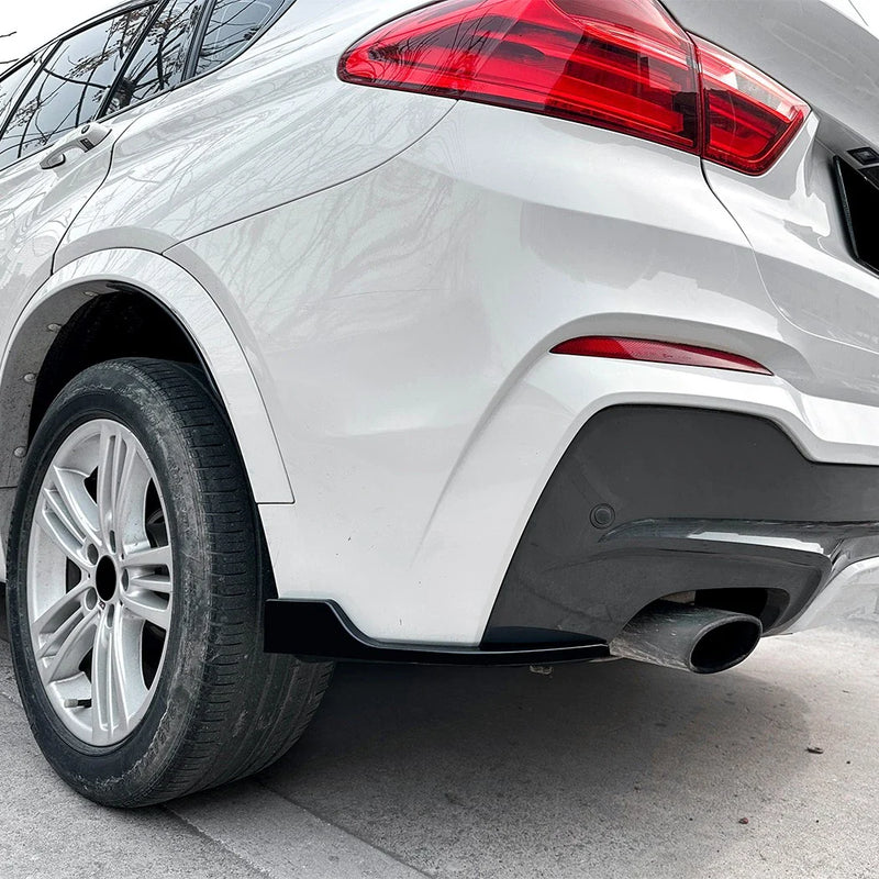 BMW X4 Rear Bumper Side Corner Splitter Aporn Spats (2014–2018)