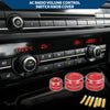 BMW F10 (2011-2016) - 3 Pcs AC Radio Volume Control Knob Cover Ring