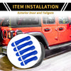 Jeep Gladiator JT Blue Door Tailgate Handle Cover (2020-2021)