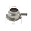 Universal Weld-on Steel Radiator Filler Neck 2.20 OD 1.24 ID