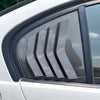 E90 3 Series Sedan 2x Window Louver Shutter Cover Carbon Look (2005–2013)