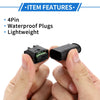 BMW 4 Pin Tail Turn Signal Light Connector Plug Male Female Wire Terminal