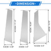 Hyundai Tucson (2021-2023) Silver Tone 6 Pcs Door Pillar Window Trim
