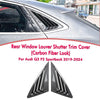 Audi Q3 F3 Sportback Rear Side Window Louver Trim Covers (2019-2024)