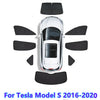 Tesla Model S 8 x Windshield Side Window Privacy Camping Blind Sunshade