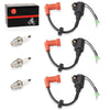 Yamaha 9.9–50 HP 3 Ignition Coils w/ Spark Plug