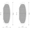 Subaru BRZ ZC6 4cyl FA20D 2.0L Rear Disc Brake Pad Set (2012-2022)