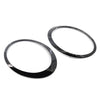 Mini Cooper R55 R56 R57 R58 R59 Glossy Black Headlight Trim Rings (2007-2015)
