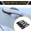 Dodge Ram 1500 Carbon Fiber Pattern 4pcs Exterior Door Handle Cover