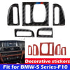 BMW 5 Series F10 Carbon Fiber Air Vent Cover Trim (2011-2017)