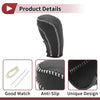 Ford Fiesta (2011-2019) - Black Beige Faux Leather Car Gear Shift Knob Cover