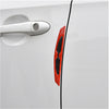 4pcs Reflective Car Door Anti-Collision Bumper Guard Strip