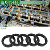 Oil Seal / 32x42x8mm / Seal Ring Rotary Shaft Seal NBR Rubber (Black) 5 Pcs