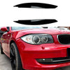 BMW E81 E82 E87 E88 (2004-2011) Glossy Black Headlight Eyelid Trim