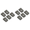 10 x Car Bumper Inner Fender Trim Panel Wheel Well U-type Nut Clips