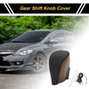 Honda Civic 2016-2021 Black Brown Faux Leather Gear Shift Knob Cover