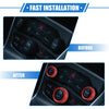 Chrysler 300, Dodge Challenger 5 Pcs AC Climate Control Knob Rings (2005-2023)