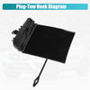 Mercedes-Benz GLE 350 (2016-2023) Black Front Bumper Tow Hook Cap