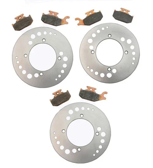 Can-Am Renegade 800 X EFI 4x4 08 Front/Rear Brake Rotors & Pads (2008–2008)