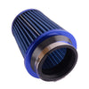 Car Model 3" Blue High Flow Cold Air Intake Cone Filter