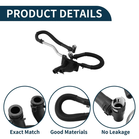 Dodge Durango Radiator Hose Rubber Heating Water Pipe (2011-2014)