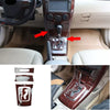 Toyota Corolla AT Console Gear Shift Panel Cover / Glossy Wood Grain (2009–2013)