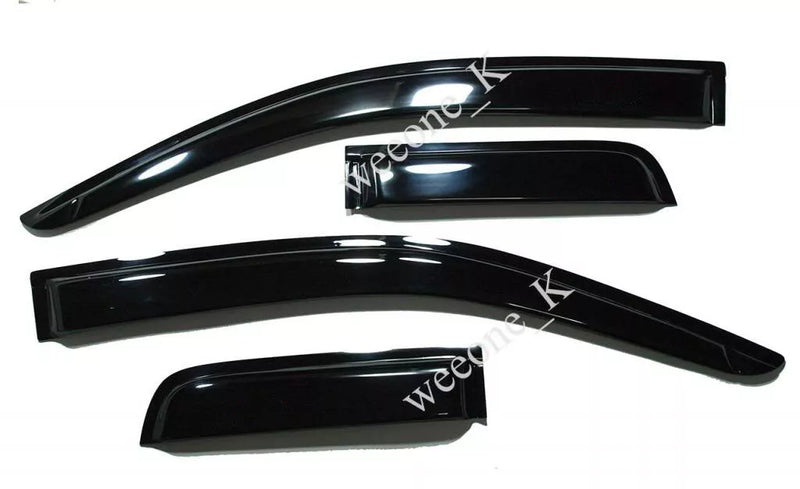 Isuzu D-Max 2 x Door Cab Wind Shield Air Guards (2012-2019)