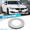 Car Motorcycle 0.3" Width 164ft Length Decorative Strips Waterproof Black