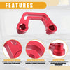 Jeep Gladiator JT (2020-2022) Red 2 x Car Front Light Mounting Holders
