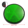 2 x 56mm Green Universal Round Reflective Self Adhesive Reflector