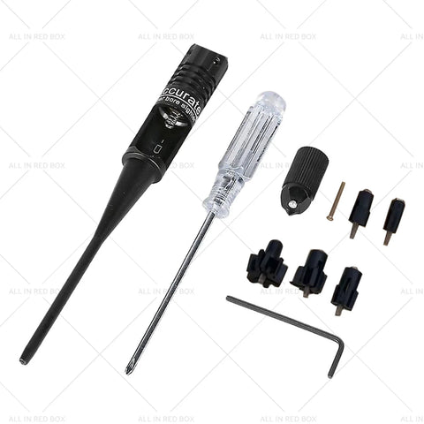 .22 to .50 Caliber Rifles Hunting Red Dot Laser Bore Sight