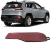 Jeep Cherokee Red Rear Bumper Reflector Lens (2014-2018)