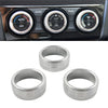 Subaru Forester XV Crosstrek WRX STi AC Climate Control Knob Ring Covers