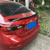 Mazda 3 M3 Axela R Style ABS Unpainted Rear Trunk Spoiler (2014-2018)