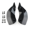 Harley Road Glide FLTRX Black Upper Fairing Accents Air Wind Deflector (2015-2020)