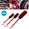 3 x Wheel Woolies Luxury Super Plush Alloy Wheel Cleaning Brushes