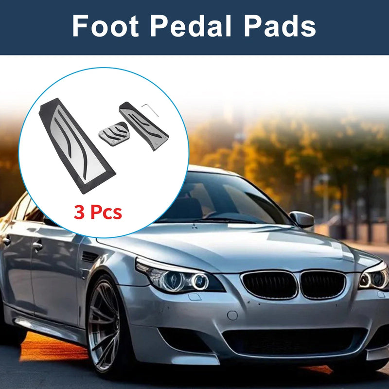 BMW 5 Series 3 Pcs Automatic Foot Accelerator Pedal Covers (2004 - 2010)