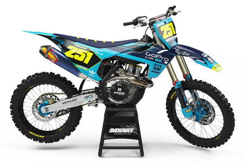 Husqvarna TC 125 Custom Graphic Kit BOOST Style (2016-2018)
