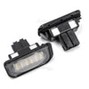 Mercedes Benz W203 C230 C240 2PCS White LED Rear License Plate Light Bulbs