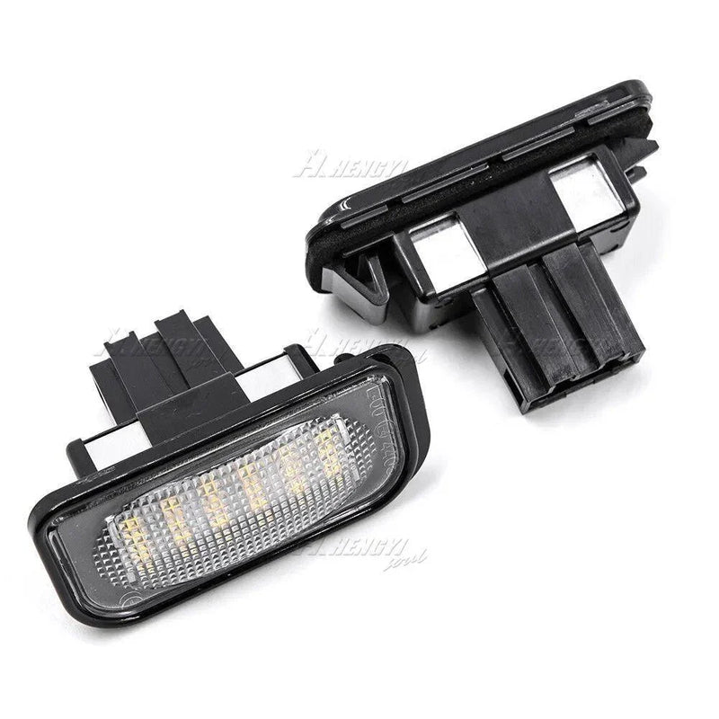 Mercedes Benz W203 C230 C240 2PCS White LED Rear License Plate Light Bulbs