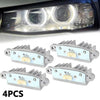 BMW X3 4X LED Headlight DRL Angel Eye Module Ballast (2009–2018)