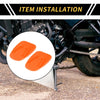 Universal Motorcycle 2 x Kickstand Pad / 3.54x2.36 / Support Plate