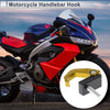Square W/ Slot Motorcycle Hanging Hook / 1 Set / Gold Tone Black 42mm