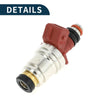Nissan D21 Base 2.4 (1990-1994) 1 Pc Wine Red Fuel Injector