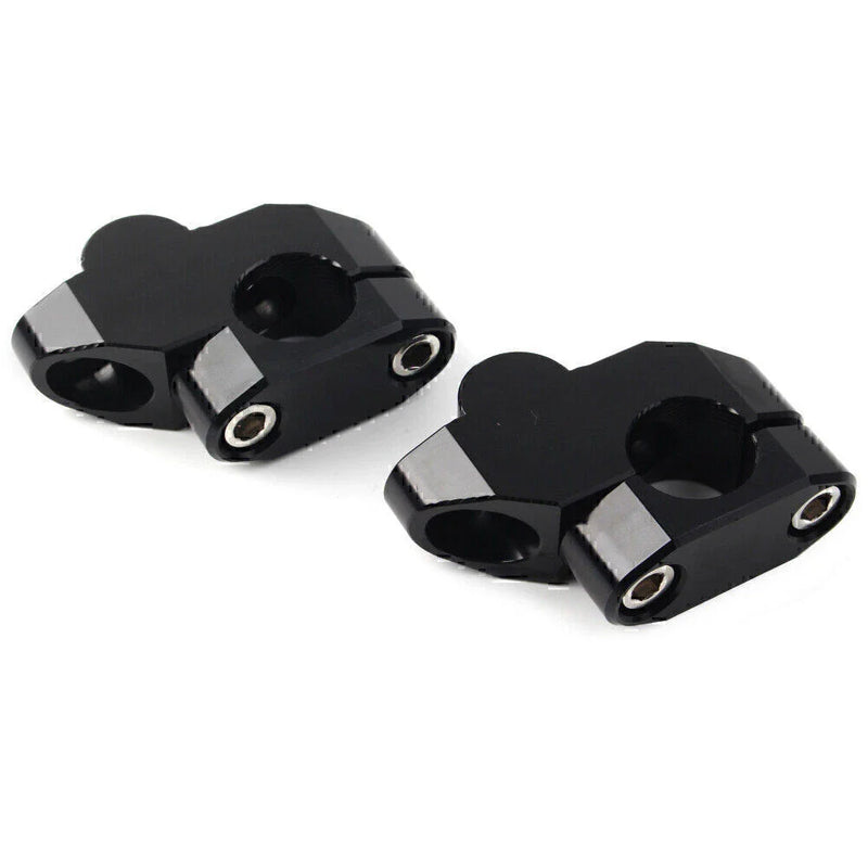 Motorcycle - Riser Black Aluminum Handlebar Extensions